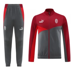 AC Milan Ensemble Veste d'entraînement 2024-25 Rouge Gris