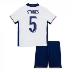 Enfant Maillot de Foot Angleterre Stones #5 Euro 2024 Domicile (+ Short)