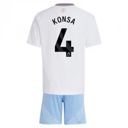 Enfant Maillot de Foot Aston Villa 2024-25 Konsa #4 Extérieur (+ Short)