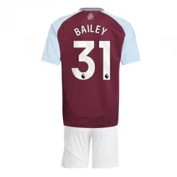 Enfant Maillot de Foot Aston Villa Bailey #31 2024-25 Domicile (+ Short)