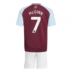 Enfant Maillot de Foot Aston Villa McGinn #7 2024-25 Domicile (+ Short)