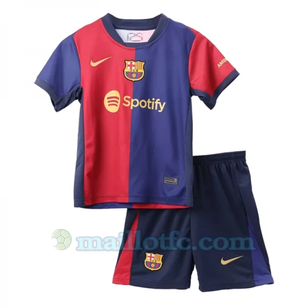 Enfant Maillot de Foot Barça 2024-25 Domicile (+ Short)