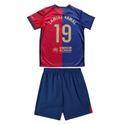 Enfant Maillot de Foot Barça Lamine Yamal #19 2024-25 Domicile (+ Short)