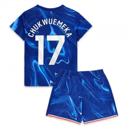 Enfant Maillot de Foot Chelsea FC Chukwuemeka #17 2024-25 Domicile (+ Short)