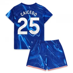 Enfant Maillot de Foot Chelsea FC Moisés Caicedo #25 2024-25 Domicile (+ Short)