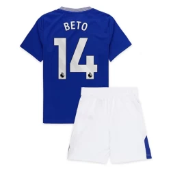 Enfant Maillot de Foot Everton FC Beto #14 2024-25 Domicile (+ Short)