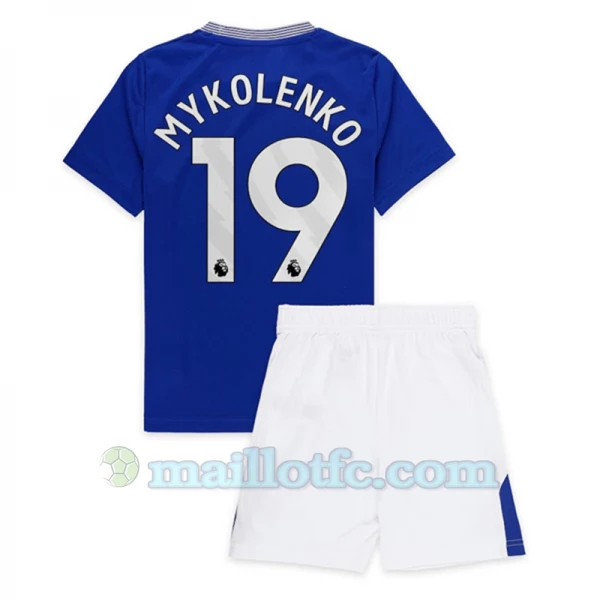 Enfant Maillot de Foot Everton FC Mykolenko #19 2024-25 Domicile (+ Short)