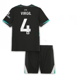 Enfant Maillot de Foot Liverpool FC 2024-25 Virgil van Dijk #4 Extérieur (+ Short)