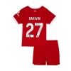 Enfant Maillot de Foot Liverpool FC Darwin #27 2023-24 Domicile (+ Short)