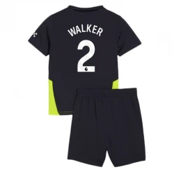 Enfant Maillot de Foot Manchester City 2024-25 Kyle Walker #2 Extérieur (+ Short)