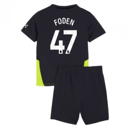 Enfant Maillot de Foot Manchester City 2024-25 Phil Foden #47 Extérieur (+ Short)