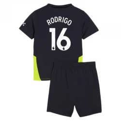 Enfant Maillot de Foot Manchester City 2024-25 Rodrigo #16 Extérieur (+ Short)