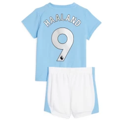 Enfant Maillot de Foot Manchester City Erling Haaland #9 2023-24 Domicile (+ Short)