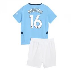 Enfant Maillot de Foot Manchester City Rodrigo #16 2024-25 Domicile (+ Short)