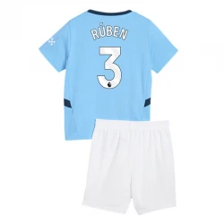 Enfant Maillot de Foot Manchester City Ruben #3 2024-25 Domicile (+ Short)