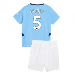 Enfant Maillot de Foot Manchester City Stones #5 2024-25 Domicile (+ Short)