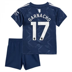 Enfant Maillot de Foot Manchester United 2024-25 Garnacho #17 Extérieur (+ Short)