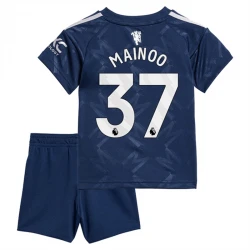 Enfant Maillot de Foot Manchester United 2024-25 Kobbie Mainoo #37 Extérieur (+ Short)