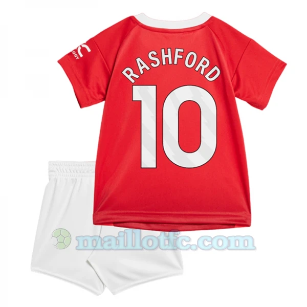 Enfant Maillot de Foot Manchester United Marcus Rashford #10 2024-25 Domicile (+ Short)