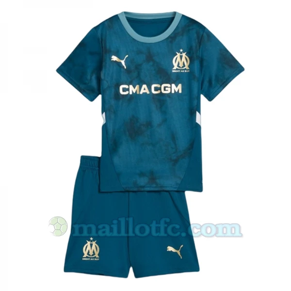 Enfant Maillot de Foot Olympique de Marseille 2024-25 Extérieur (+ Short)