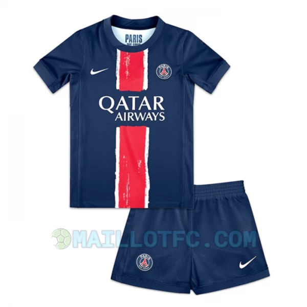 Enfant Maillot de Foot Paris Saint-Germain PSG 2024-25 Domicile (+ Short)