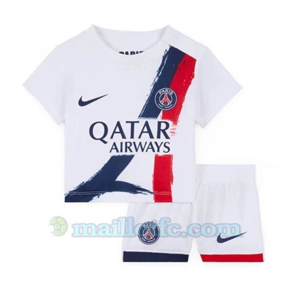 Enfant Maillot de Foot Paris Saint-Germain PSG 2024-25 Extérieur (+ Short)