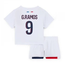 Enfant Maillot de Foot Paris Saint-Germain PSG 2024-25 G.Ramos #9 Extérieur (+ Short)