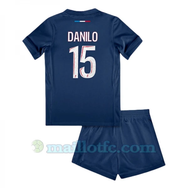 Enfant Maillot de Foot Paris Saint-Germain PSG Danilo #15 2024-25 Domicile (+ Short)