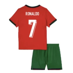 Enfant Maillot de Foot Portugal Cristiano Ronaldo #7 Euro 2024 Domicile (+ Short)