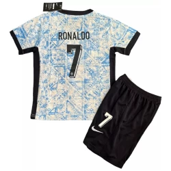 Enfant Maillot de Foot Portugal Cristiano Ronaldo #7 Euro 2024 Extérieur (+ Short)