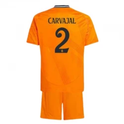 Enfant Maillot de Foot Real Madrid 2024-25 Carvajal #2 Extérieur (+ Short)