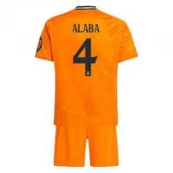 Enfant Maillot de Foot Real Madrid 2024-25 HP David Alaba #4 Extérieur (+ Short)