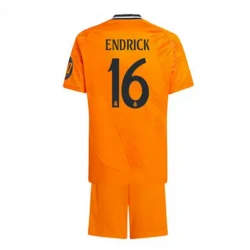 Enfant Maillot de Foot Real Madrid 2024-25 HP Endrick #16 Extérieur (+ Short)