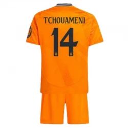 Enfant Maillot de Foot Real Madrid 2024-25 HP Tchouameni #14 Extérieur (+ Short)