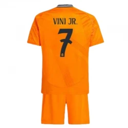 Enfant Maillot de Foot Real Madrid 2024-25 Vinicius Junior #7 Extérieur (+ Short)