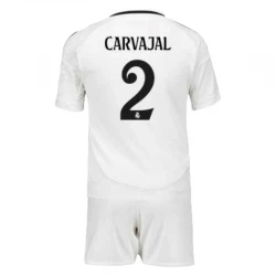 Enfant Maillot de Foot Real Madrid Carvajal #2 2024-25 Domicile (+ Short)