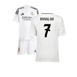Enfant Maillot de Foot Real Madrid Cristiano Ronaldo #7 2024-25 Domicile (+ Short)