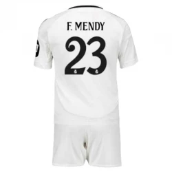 Enfant Maillot de Foot Real Madrid F.Mendy #23 2024-25 HP Domicile (+ Short)