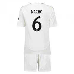 Enfant Maillot de Foot Real Madrid Nacho #6 2024-25 Domicile (+ Short)