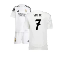 Enfant Maillot de Foot Real Madrid Vinicius Junior #7 2024-25 Domicile (+ Short)