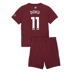 Enfant Maillot Equipe Foot Manchester City Jérémy Doku #11 2024-25 Third (+ Short)