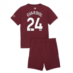 Enfant Maillot Equipe Foot Manchester City Josko Gvardiol #24 2024-25 Third (+ Short)