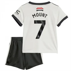 Enfant Maillot Equipe Foot Manchester United Mason Mount #7 2024-25 Third (+ Short)