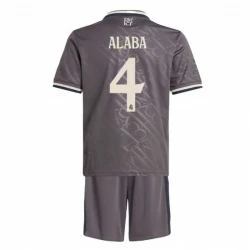 Enfant Maillot Equipe Foot Real Madrid David Alaba #4 2024-25 Third (+ Short)