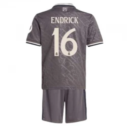 Enfant Maillot Equipe Foot Real Madrid Endrick #16 2024-25 HP Third (+ Short)