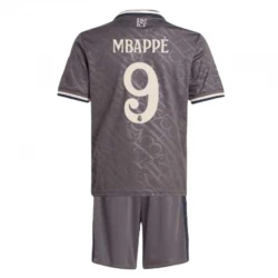 Enfant Maillot Equipe Foot Real Madrid Mbappe #9 2024-25 Third (+ Short)