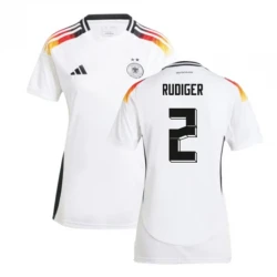 Femmer Maillot de Foot Allemagne Antonio Rudiger #2 Euro 2024 Domicile