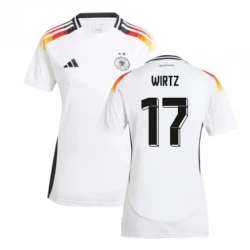 Femmer Maillot de Foot Allemagne Wirtz #17 Euro 2024 Domicile