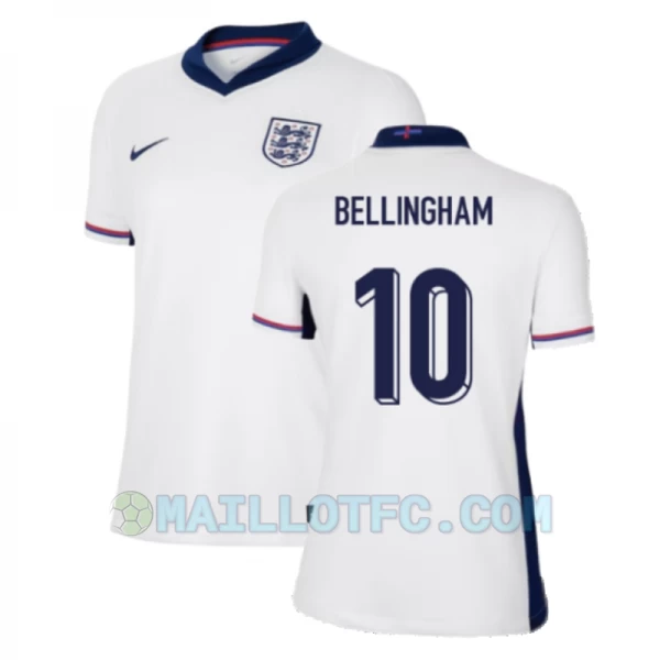 Femmer Maillot de Foot Angleterre Jude Bellingham #10 Euro 2024 Domicile