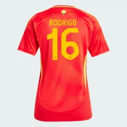 Femmer Maillot de Foot Espagne Rodrigo #16 Euro 2024 Domicile